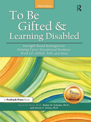 cover image of To Be Gifted and Learning Disabled